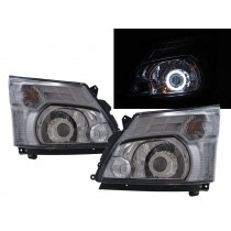 CrazyTheGod Dyna 2011-present Truck 2D CCFL Projector Headlight Headlamp Chrome for TOYOTA RHD