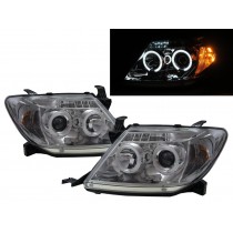 CrazyTheGod Hilux Vigo AN10/AN20/AN30 Seventh generation 2005-2011 PRE-FACELIFT Pickup 2D/4D CCFL Projector Headlight Headlamp Chrome for TOYOTA LHD