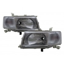 CrazyTheGod Probox 2002-2008 VAN 5D Clear Headlight Headlamp Chrome for TOYOTA RHD