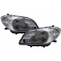 CrazyTheGod VIOS NCP42 XP40 First generation 2006-2007 FACELIFTED Sedan 4D Crystal Headlight Headlamp Chrome for TOYOTA LHD