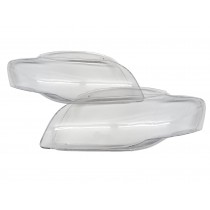 CrazyTheGod A4 A4/S4/RS4 B7 8E/8H Third generation 2005-2009 Sedan/Wagon/Convertible 2D/4D/5D Clear Headlight Lens Cover Clear for AUDI