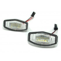 CrazyTheGod RL 1999-2007 Sedan 4D LED License Lamp Clear for ACURA