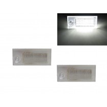 CrazyTheGod A6 A6/S6 C5 4B 1997-2004 Sedan 4D LED W/ Canbus License Lamp White for AUDI