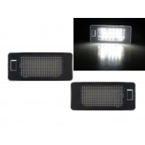 CrazyTheGod X1 E84 2009-Present SUV 5D LED License Lamp White V2 for BMW