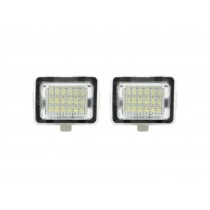 CrazyTheGod S-CLASS W221 Fifth generation 2007-2009 Sedan 4D LED License Lamp White for Mercedes-Benz