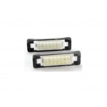 CrazyTheGod E-CLASS W210 Second generation 1995-2002 Sedan 4D LED License Lamp White for Mercedes-Benz