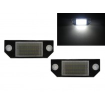 CrazyTheGod C-MAX 2003-2008 MPV 5D LED License Lamp White for FORD