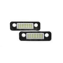 CrazyTheGod Fiesta 2011-Present Sedan/Hatchback/VAN 3D/4D/5D LED License Lamp White for FORD