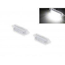 CrazyTheGod Lancer 2003-2017 Sedan 4D LED License Lamp White for Mitsubishi