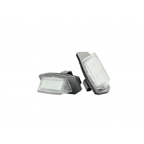CrazyTheGod Lancer 2006-Present Hatchback 5D LED License Lamp White for Mitsubishi