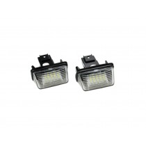 CrazyTheGod 207 2006-2012 Hatchback/Wagon 3D/5D LED License Lamp White for PEUGEOT