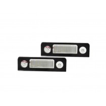 CrazyTheGod Octavia 1Z Second generation 2004-2013 Hatchback/Wagon 5D LED W/ Canbus License Lamp White for SKODA