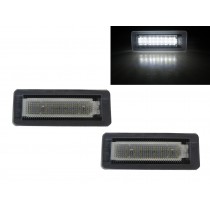CrazyTheGod fortwo Second generation 2008-2014 Hatchback 3D LED License Lamp White for Smart