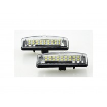 CrazyTheGod GS GS300/GS400/GS430 S160 Second generation 1997-2005 Sedan 4D LED License Lamp White for LEXUS