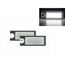CrazyTheGod V70 Second generation 2000-2007 Wagon 5D LED License Lamp Clear for VOLVO