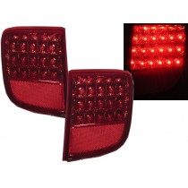 CrazyTheGod LAND CRUSIER 2007-Present FJ200 LED Rear Fog Light ALL RED for TOYOTA