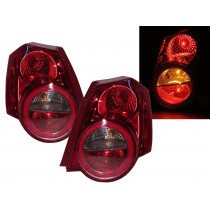 CrazyTheGod Gentra X 2009-2011 FACELIFT Hatchback 3D/5D Clear Tail Rear Light Red for DAEWOO
