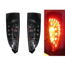 CrazyTheGod Focus First generation 1998-2004 Hatchback 5D LED Tail Rear Light Black EU for FORD