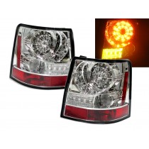 CrazyTheGod Range Rover Sport 2006-2009 L320 LED Tail Rear Light CHROME for Land Rover