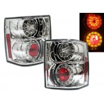 CrazyTheGod Range Rover Third generation 2002-2012 SUV 5D LED Tail Rear Light Chrome for LAND ROVER