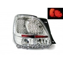 CrazyTheGod Aristo S160 Second generation 2001-2005 Facelift Sedan 4D LED Tail Rear Light Chrome for TOYOTA