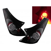 CrazyTheGod 350Z FAIRLADY Z Z33 2003-2005 PRE-FACELIFT Coupe/Roadster 2D LED Tail Rear Light Black for NISSAN