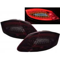 CrazyTheGod Cayman 987 2006-2009 Coupe 2D LED Tail Rear Light Red/Smoke for PORSCHE 