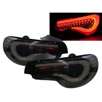 CrazyTheGod BRZ ZN6 2012-Present Coupe 2D LED Dynamic Turn signal Tail Rear Light Smoke EU for SUBARU
