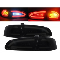 CrazyTheGod IBIZA 6L Third generation 2002-2008 Hatchback LED BAR Tail Rear Light Smoke for SEAT RHD 