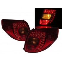 CrazyTheGod SX4 First generation 2007-2013 Hatchback 5D OE LED Tail Rear Light Red US for SUZUKI