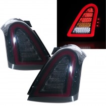 CrazyTheGod Swift ZA11S/ZC71S/ZC11S/ZD11S/ZC21S/ZD21S/ZC31S Second generation 2004-2010 Hatchback 3D/5D LED Tail Rear Light Smoke EU for SUZUKI