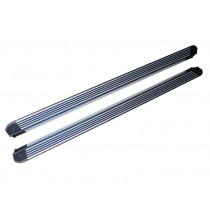 CrazyTheGod Cayenne 955 9PA First generation 2003-2006 PRE-FACELIFT SUV 5D Aluminum Brushed Running Board Side Step Chrome/Black for PORSCHE