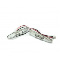 CrazyTheGod 3-Series E46 Fourth generation 2002-2005 Facelift Sedan 4D LED Side Marker Light Lamp Chrome for BMW