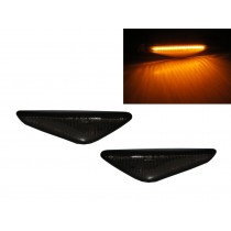 CrazyTheGod X5 E70 Second generation 2006-2013 SUV 5D LED Side Marker Light Lamp Smoke for BMW