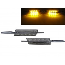 CrazyTheGod 1-Series E81E82E88 First generation 2004-2011 Hatchback/Coupe/Convertible 2D/3D/5D LED Side Marker Light Lamp Chrome for BMW