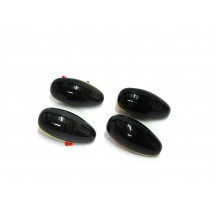 CrazyTheGod Sierra 1999-2007 Pickup 2D/4D Side Marker Light Lamp Smoke for GMC