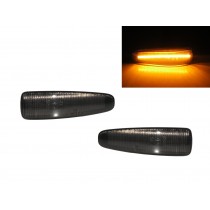 CrazyTheGod Pajero V80 Fourth generation 2006-2019 SUV 3D/5D LED Scrolling flickering Side Marker Light Lamp Smoke for Mitsubishi