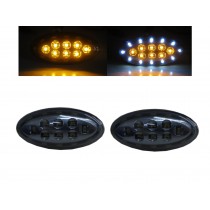 CrazyTheGod MAZDA5 CREW/CR3W Second generation 2006-2010 Minivan 5D Dual LED Side Marker Light Lamp Smoke for MAZDA
