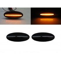CrazyTheGod Juke F15 First generation 2010-2019 SUV 5D LED Dynamic Turn signal Side Marker Light Lamp Smoke for NISSAN