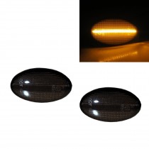 CrazyTheGod IMPREZA WRX GD GG Second generation 2000-2007 Sedan/Wagon 4D/5D LED Side Marker Light Lamp Smoke for SUBARU