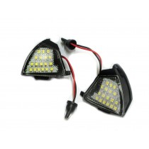 CrazyTheGod Touran 2011-Present MPV 5D LED Under Side Mirror Puddle Lights Black for VW Volkswagen