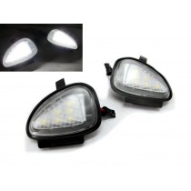 CrazyTheGod Golf 6 GTI 2009-Present Hatchback 3D/5D LED Under Side Mirror Puddle Lights Black for VW Volkswagen