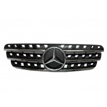 CrazyTheGod W163 1998-2005 GRILLE/GRILL 3FIN CHROME/BLACK for Mercedes-Benz V1 W164 Look
