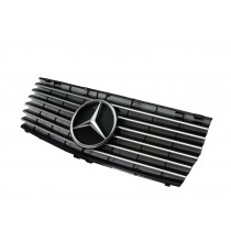 CrazyTheGod W201 1982-1993 GRILLE/GRILL INNER 13MD SPORT CHROME/BLACK for Mercedes-Benz 190D 190E