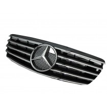 CrazyTheGod W211 2002-2006 Pre-Facelif GRILLE/GRILL 5FIN CHROME/BLACK for Mercedes-Benz