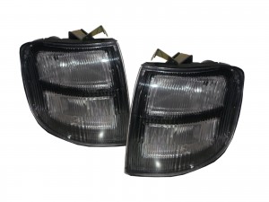 CrazyTheGod Montero V20 Second generation 1997-1999 SUV 3D/5D Clear Corner Light Black for Mitsubishi