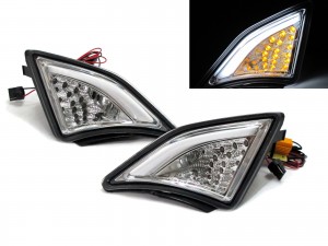 CrazyTheGod FR-S First generation 2012-Present Coupe 2D LED CORNER LIGHT SIDE INDICATOR CHROME for SCION