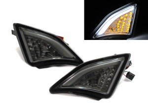 CrazyTheGod FR-S First generation 2012-Present Coupe 2D LED CORNER LIGHT SIDE INDICATOR SMOKE for SCION