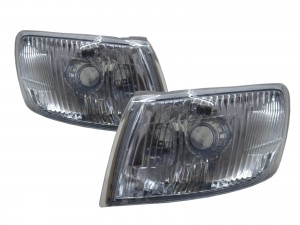 CrazyTheGod Corona PREMIO Tenth generation 1996-1999 Sedan 4D Clear Corner Light Chrome for TOYOTA