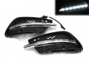 CrazyTheGod W204 2008-2011 PRE-FACELIFT Sport Package DRL Daytime Running LED Cover Mercedes-Benz C300
